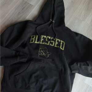 Black 'Blessed' Hoodie